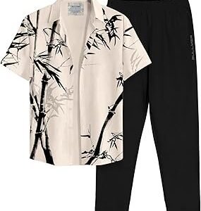 BULLMER Clothing Set with Trendy Shirt & Pants Co-ords for Men